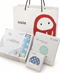 限定暢銷彌月禮組-小蘑菇浴巾+跳跳糖四層紗浴包巾+摸摸菇安撫澡巾