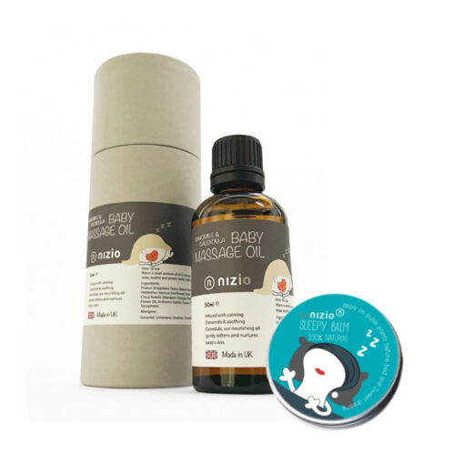 按摩護膚組：寶寶魔法舒緩按摩油50ml+好好睡舒眠膏25ml